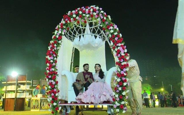 indian bride groom entry theme nagpur