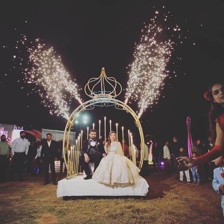 bride groom entry nagpur